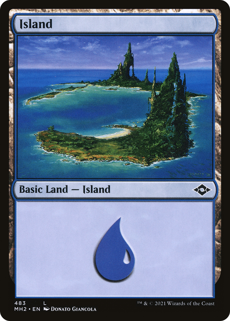 Island (MH2-483) - Modern Horizons 2 Foil