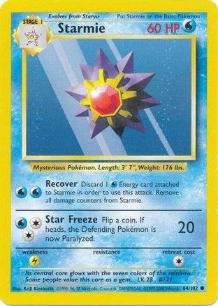 Starmie 064/102 - Base Set