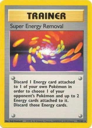 Super Energy Removal 079/102 - Base Set