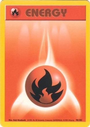 Fire Energy 098/102 - Base Set