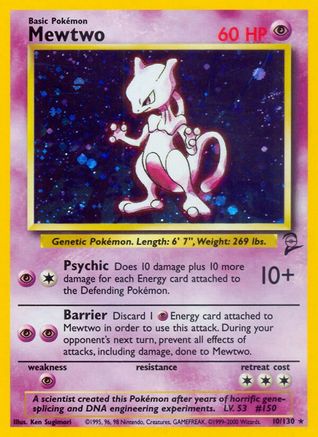 Mewtwo 010/130 - Base Set 2 Holofoil