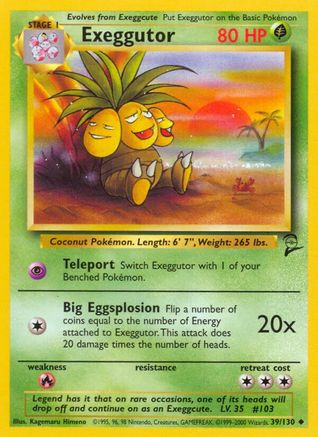 Exeggutor 039/130 - Base Set 2