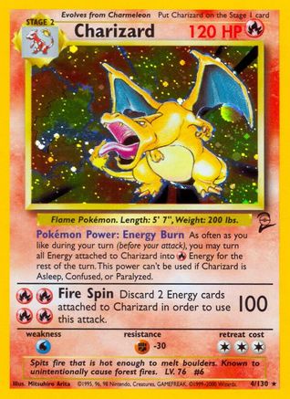 Charizard 004/130 - Base Set 2 Holofoil