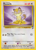 Meowth 080/130 - Base Set 2