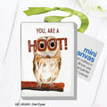Owl Eyes, Mini Canvas (MC-8040K)