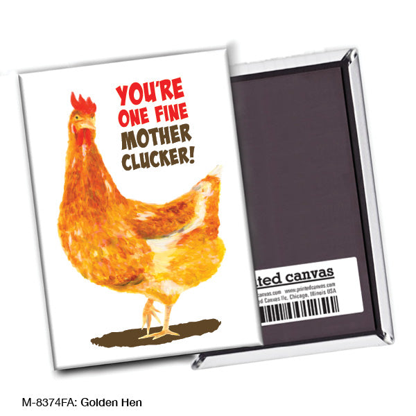 Golden Hen, Magnet (M-8374FA)