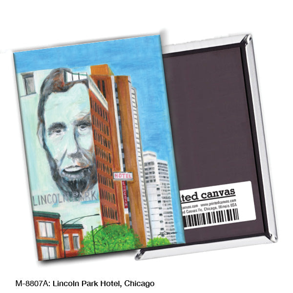 Lincoln Hotel, Chicago, Magnet (M-8807A)