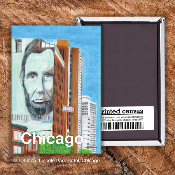 Lincoln Hotel, Chicago, Magnet (M-8807A)