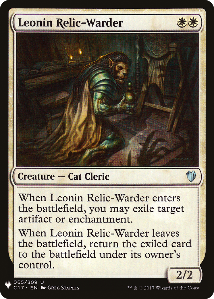 Leonin Relic-Warder (LIST-C17-65) - The List