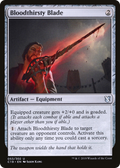 Bloodthirsty Blade (C19-053) - Commander 2019