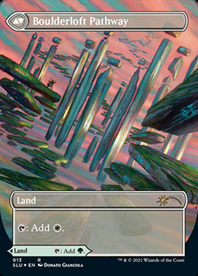 Branchloft Pathway // Boulderloft Pathway (SLU-013) - Secret Lair: Ultimate Edition: (Showcase) (Borderless) Foil