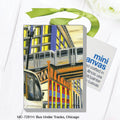 Bus Under Tracks, Chicago, Mini Canvas (MC-7281H)
