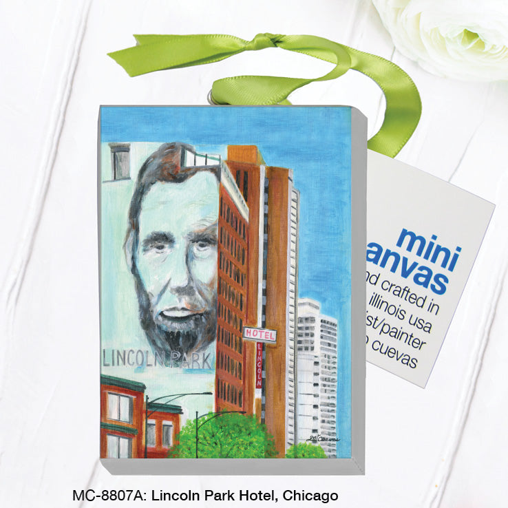 Lincoln Hotel, Chicago, Mini Canvas (MC-8807A)