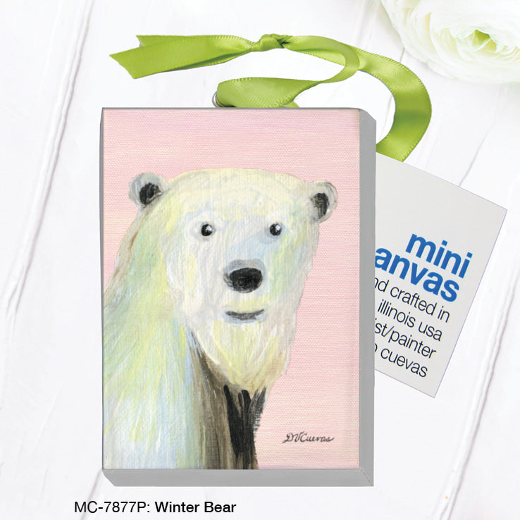Winter Bear, Mini Canvas (MC-7877P)