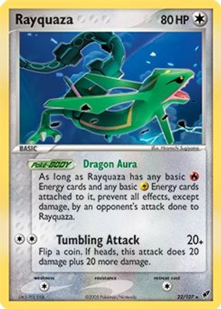 Rayquaza 022/107 - Deck Exclusives Holofoil