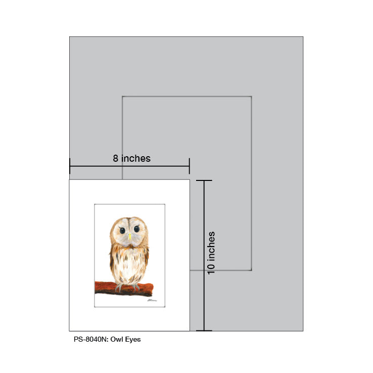 Owl Eyes, Print (#8040N)