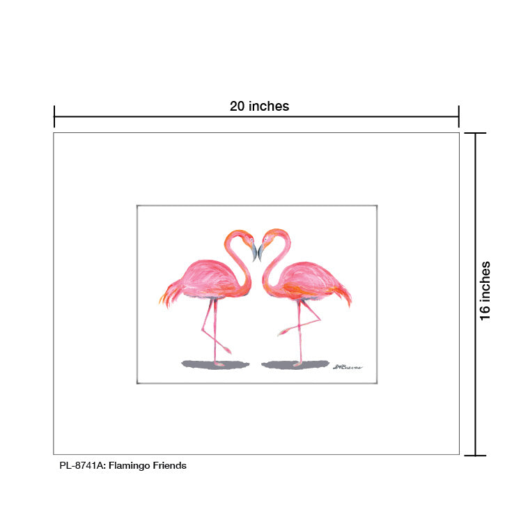 Flamingo Friends, Print (#8741A)