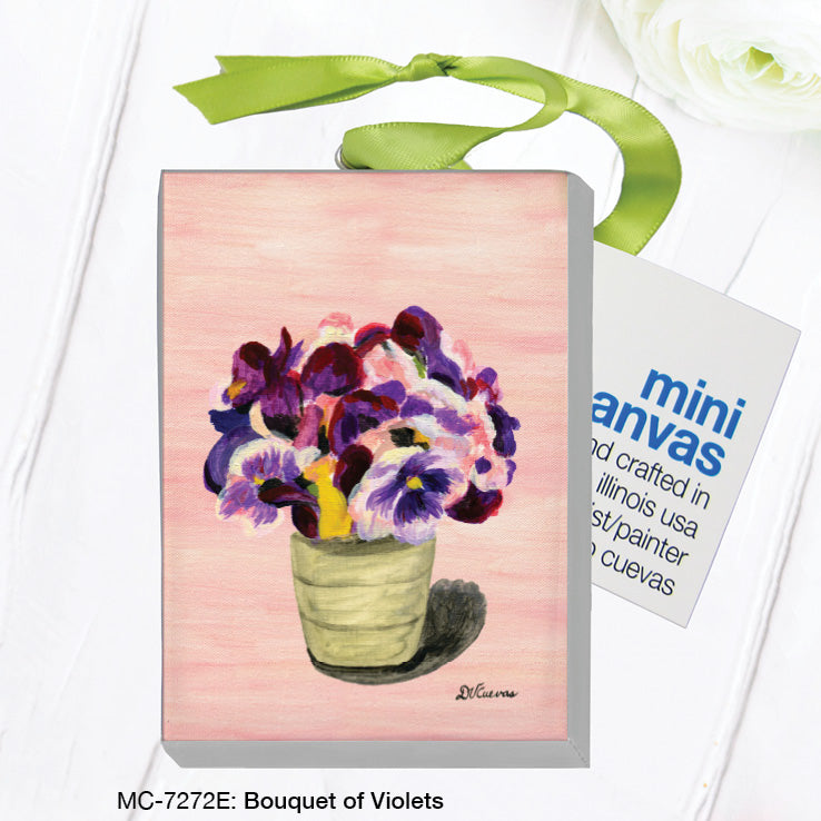 Bouquet of Violets, Mini Canvas (MC-7272E)