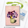 Bouquet of Violets, Mini Canvas (MC-7272E)