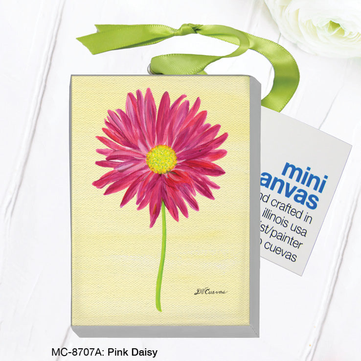 Pink Daisy, Mini Canvas (MC-8707A)