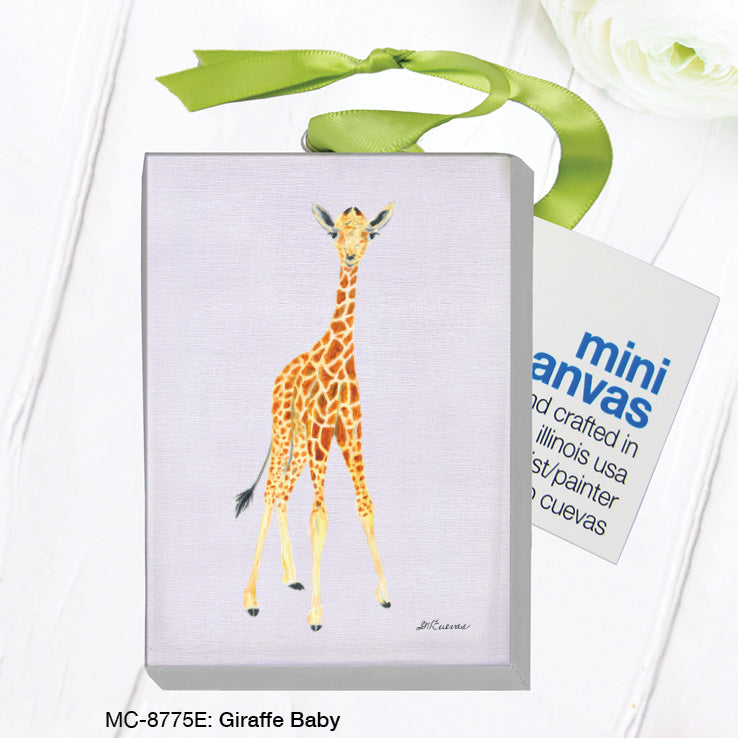Giraffe Baby, Mini Canvas (MC-8775E)