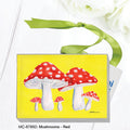 Mushrooms - Red, Mini Canvas (MC-8785D)