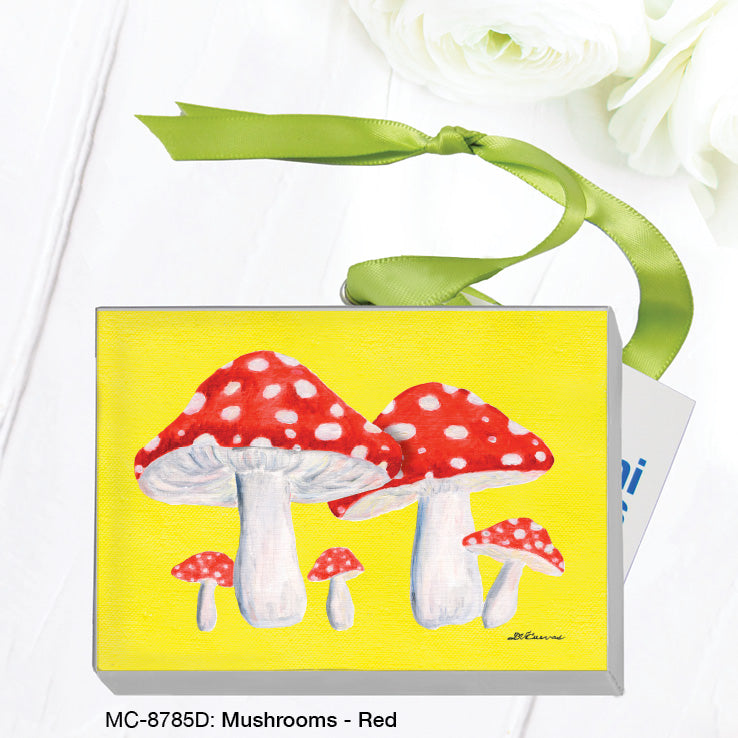 Mushrooms - Red, Mini Canvas (MC-8785D)