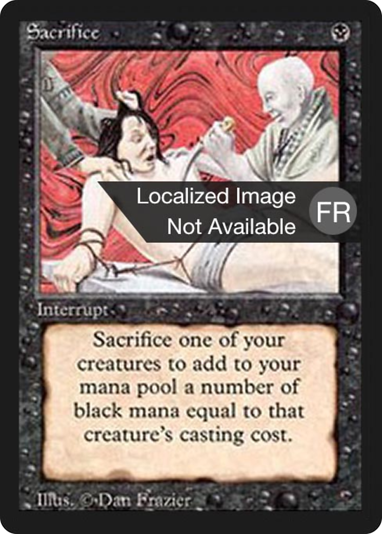 Sacrifice (FBB-126) - Foreign Black Border