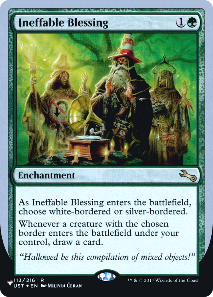 Ineffable Blessing (LIST-113/216) - The List (Unfinity Foil Edition) Foil