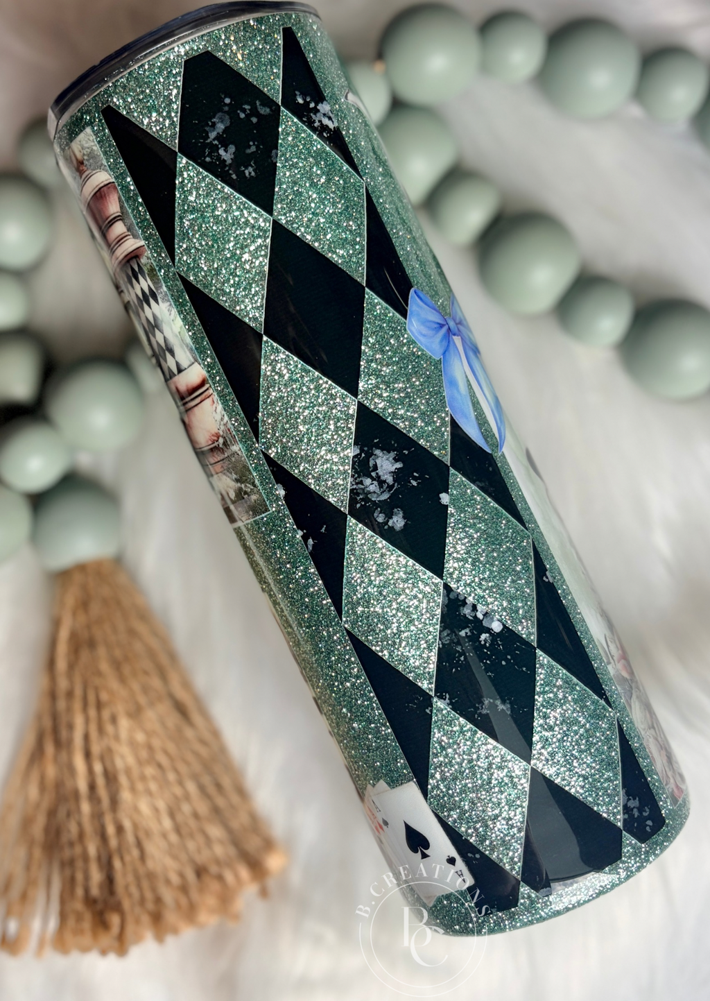 Alice patchwork, 20 oz Skinny Tumbler