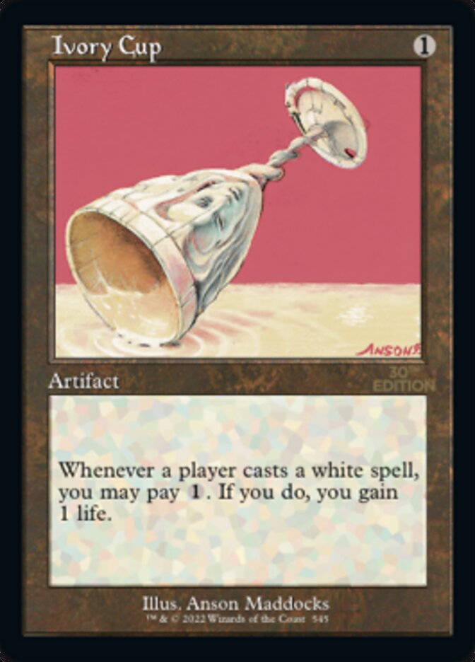 Ivory Cup (Retro Frame) (30A-545) - 30th Anniversary Edition