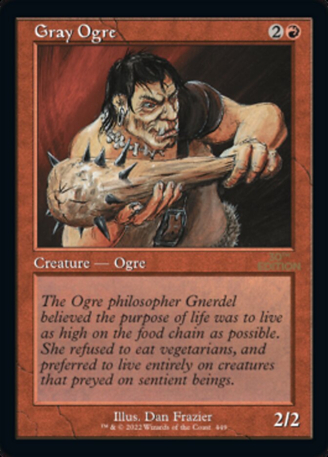 Gray Ogre (Retro Frame) (30A-449) - 30th Anniversary Edition