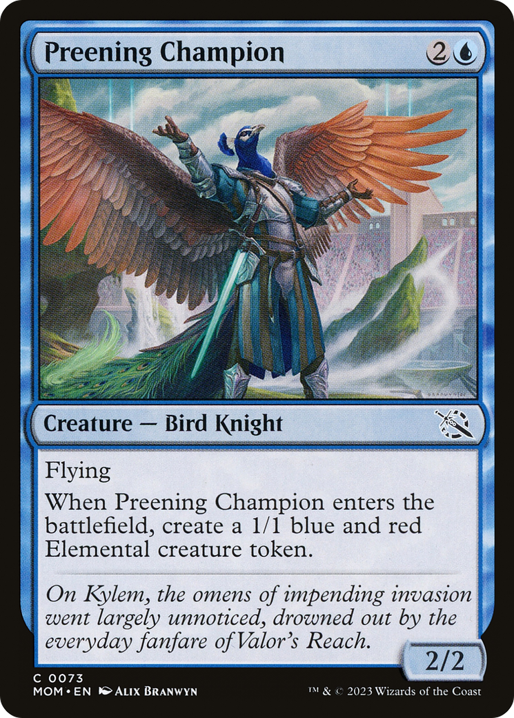 Preening Champion (MOM-073) - March of the Machine