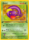 Ekans 046/62 - Fossil 1st Edition