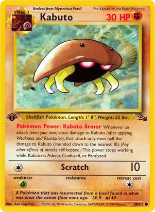 Kabuto 050/62 - Fossil 1st Edition