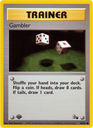 Gambler 060/62 - Fossil 1st Edition