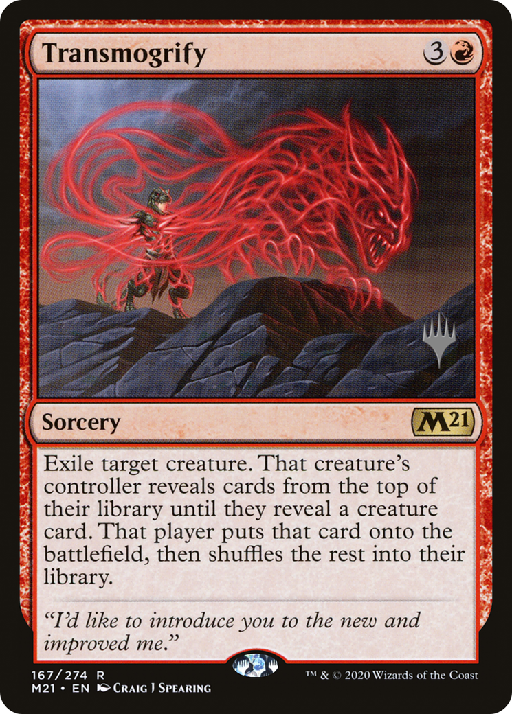 Transmogrify (PPM21-167P) - Core Set 2021 Promos Foil