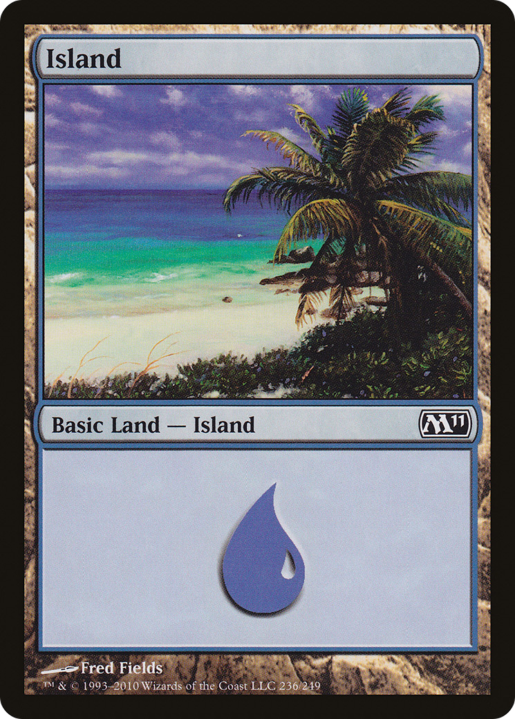 Island (M11-236) - Magic 2011 Foil