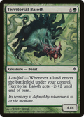 Territorial Baloth (ZEN-188) - Zendikar Foil