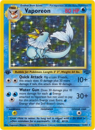 Vaporeon 012/64 - Jungle
