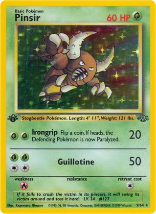 Pinsir 009/64 - Jungle 1st Edition Holofoil