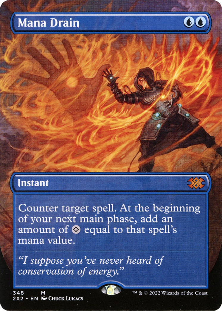 Mana Drain (2X2-348) - Double Masters 2022 (Borderless)