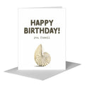 Upright Sea Shell, Greeting Card (#8258D)