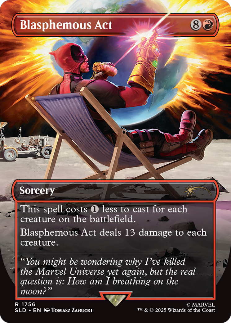 Blasphemous Act (SLD-1756) - Secret Lair Drop (Borderless) Foil