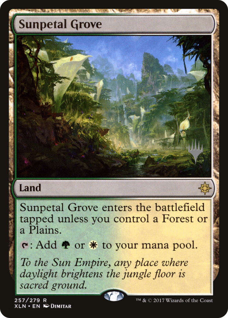 Sunpetal Grove (PPM20-257P) - Ixalan Promos