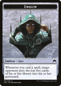 Jace, Telepath Unbound Emblem (ORI-012) - Magic Origins Tokens