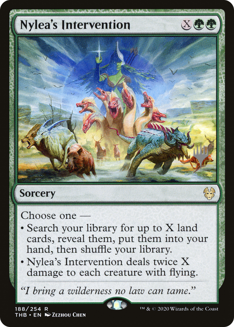Nylea's Intervention (PPTHB-188P) - Theros Beyond Death Promos