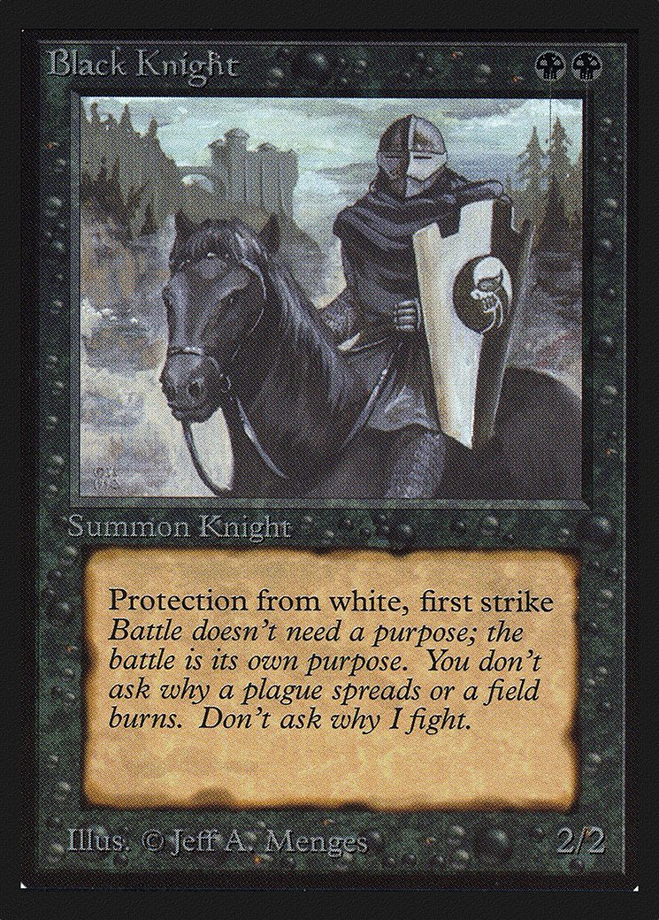 Black Knight (CED-) - Collectors' Edition