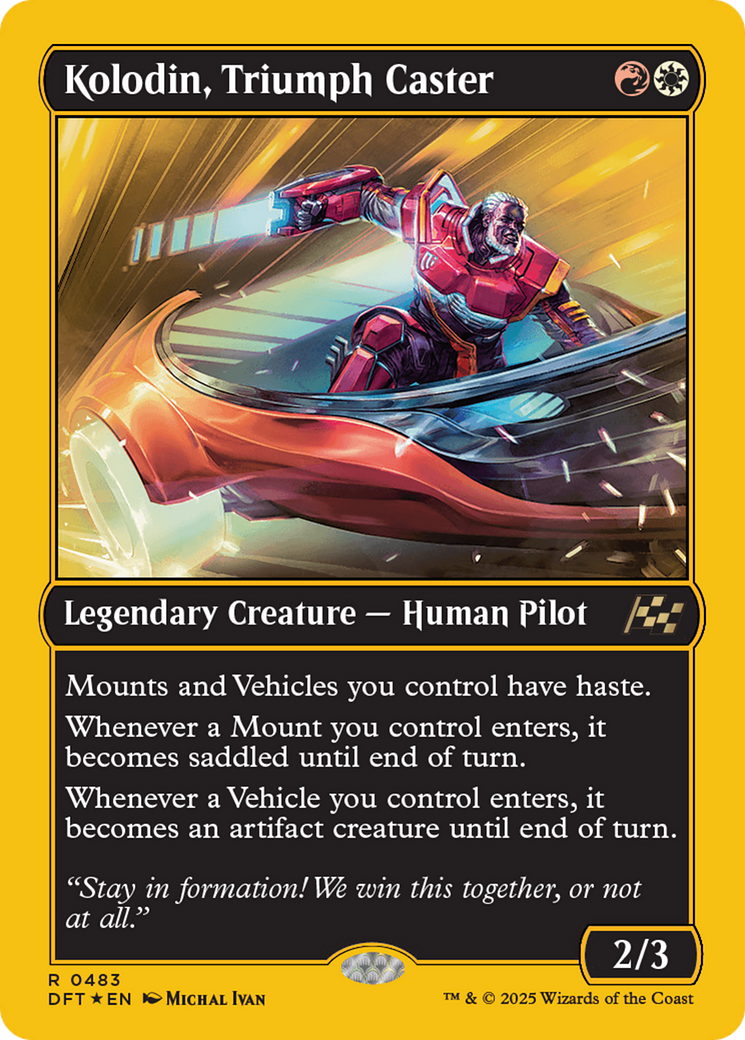 Kolodin, Triumph Caster (DFT-483) - Aetherdrift Foil