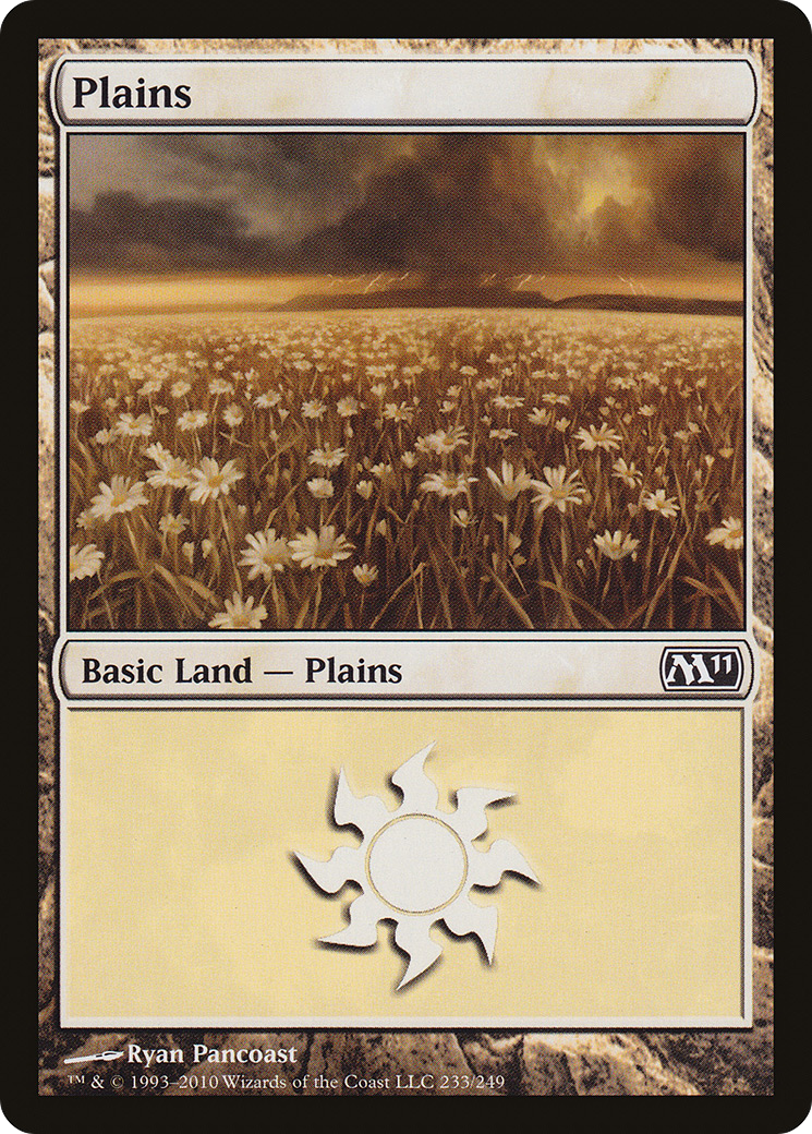 Plains (M11-233) - Magic 2011 Foil